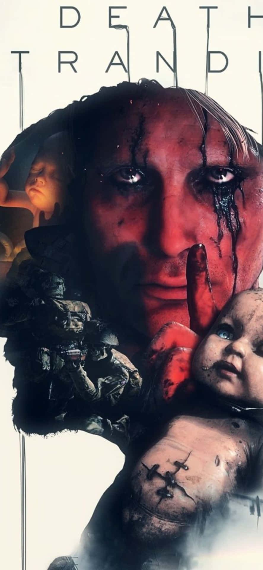 "Explore the post-apocalyptic world of Death Stranding on an Iphone Xs Max"