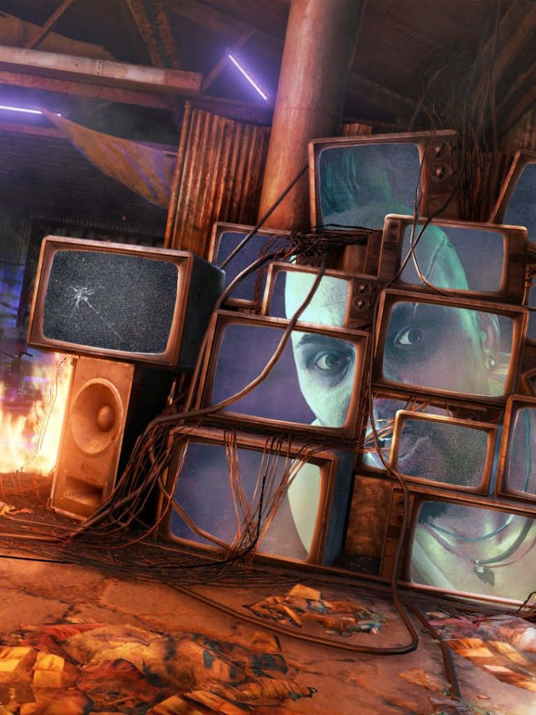 Iphonexs Max Bakgrundsbild Med Vaas Montenegro Från Far Cry 3 Tv-spelet.
