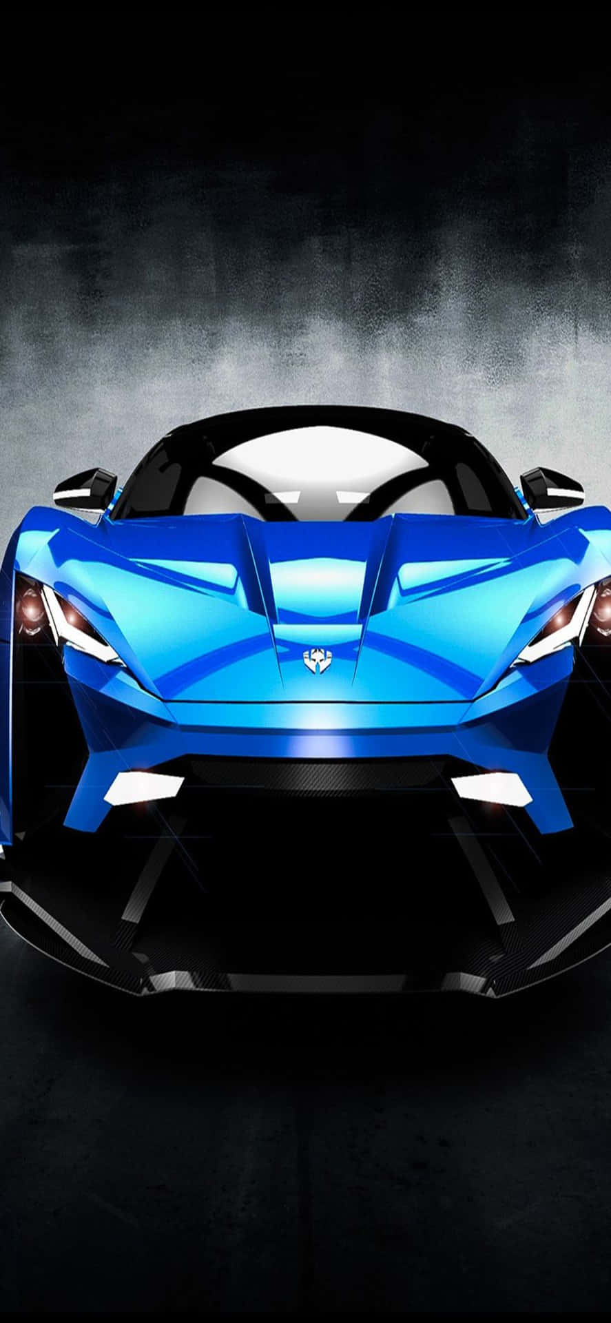 Fondode Pantalla Para Iphone Xs Max Con Ferrari Azul Y W Motors Lykan Hypersport.