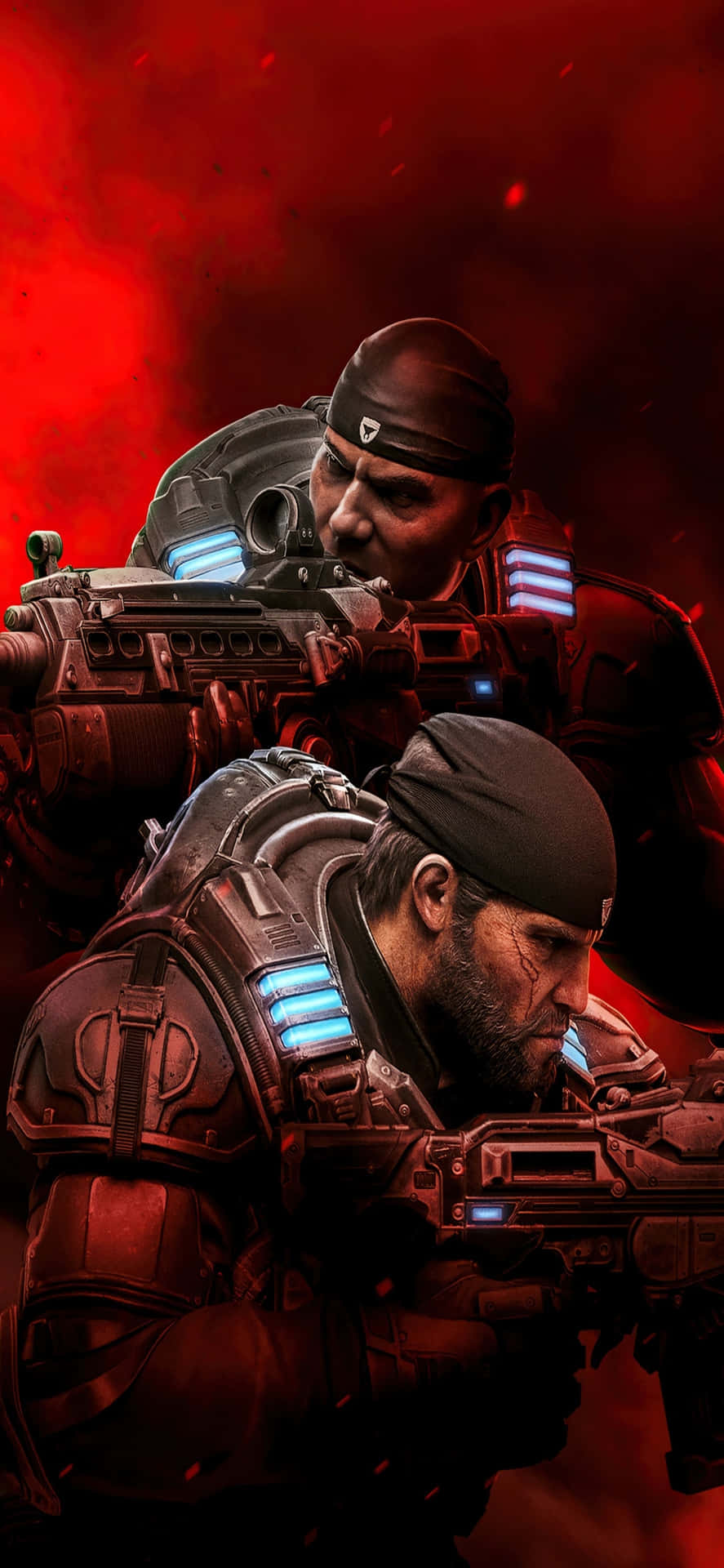 Iphone Xs Max Gears Of War 5 Game Characters Background