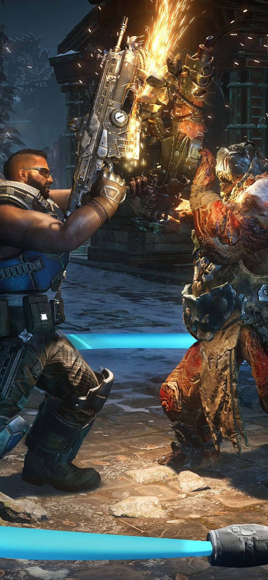 iPhone XS Max Gears Of War 5 Max Level Background