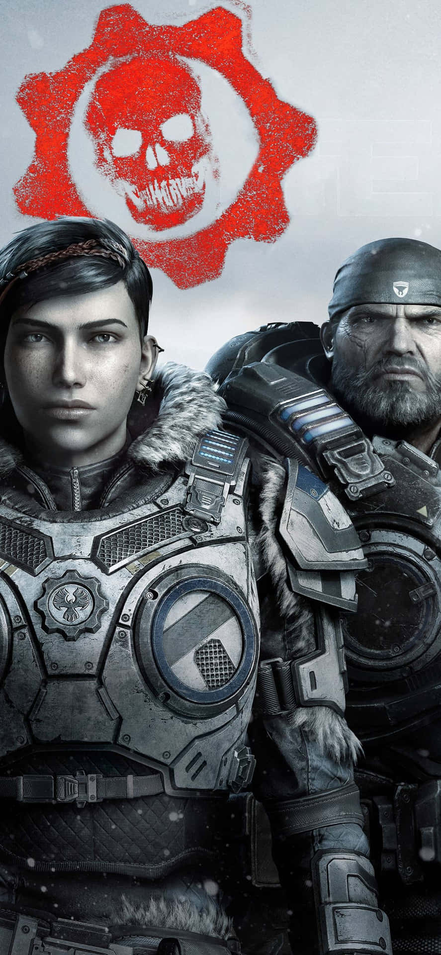 iPhone XS Max Gears Of War 5 Kait And Marcus Background
