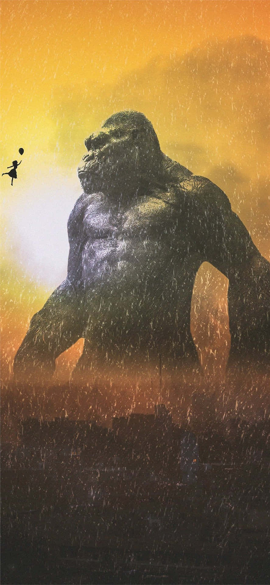 iPhone Xs Max Gorilla Background King Kong