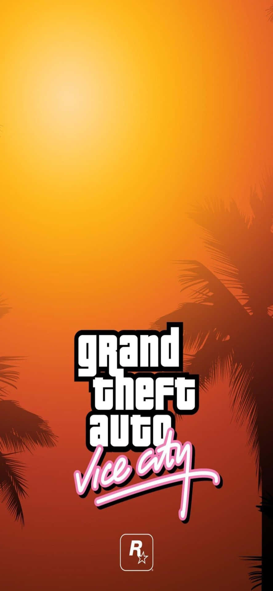 Iphonexs Max Bakgrund Grand Theft Auto V Vice City Sun Rise Poster.