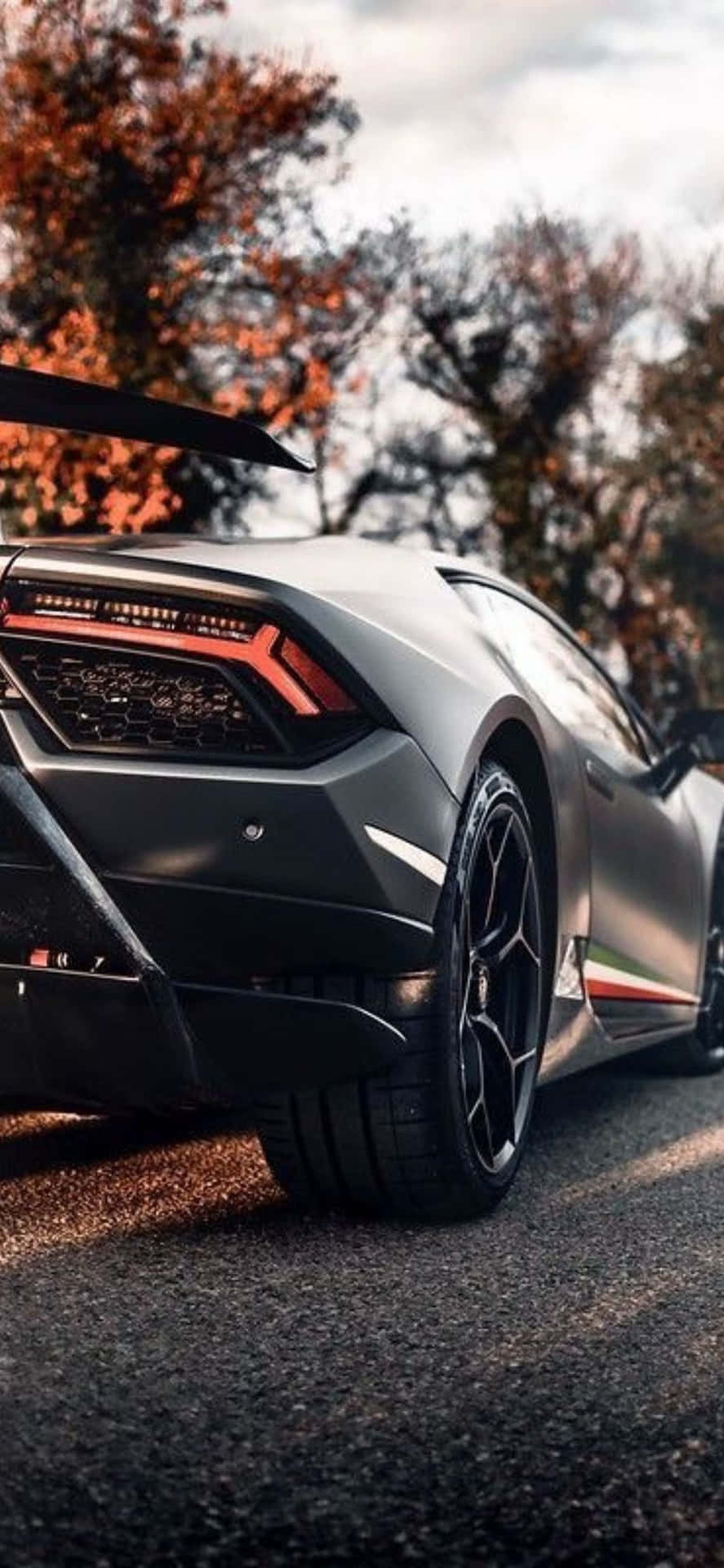 Iphonexs Max Lamborghini Huracan Bakgrundsbild.