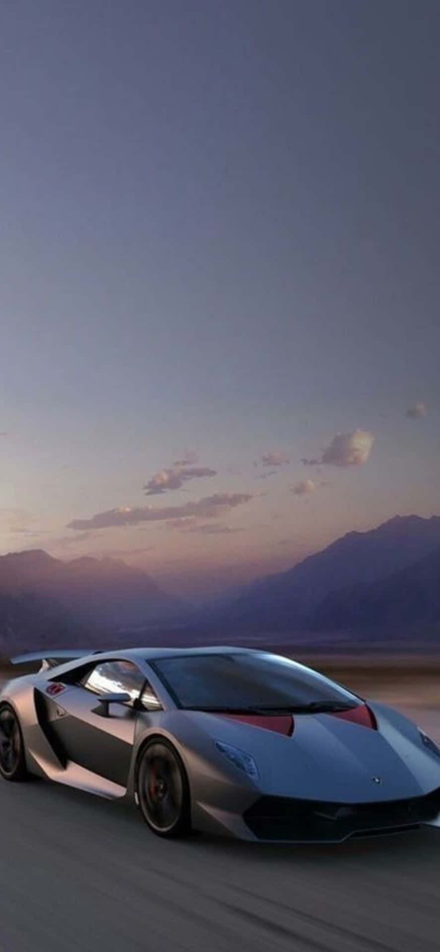 iPhone XS Max Lamborghini Sleek Gray Background