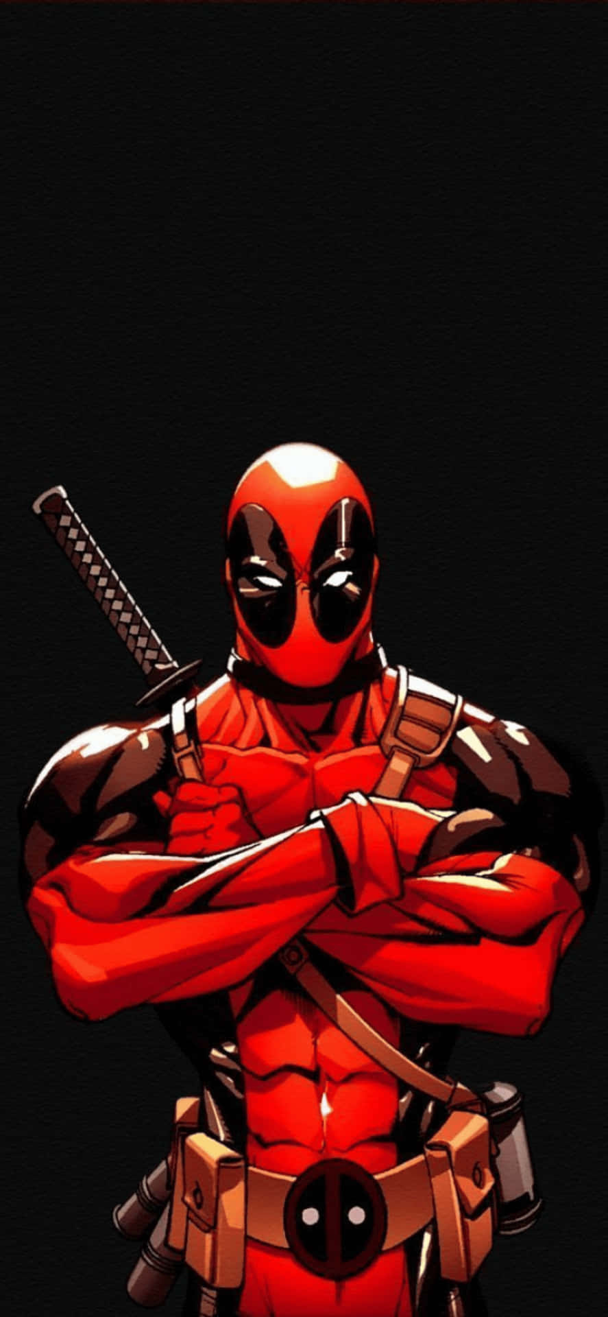 iPhone XS Max Marvel Deadpool Background
