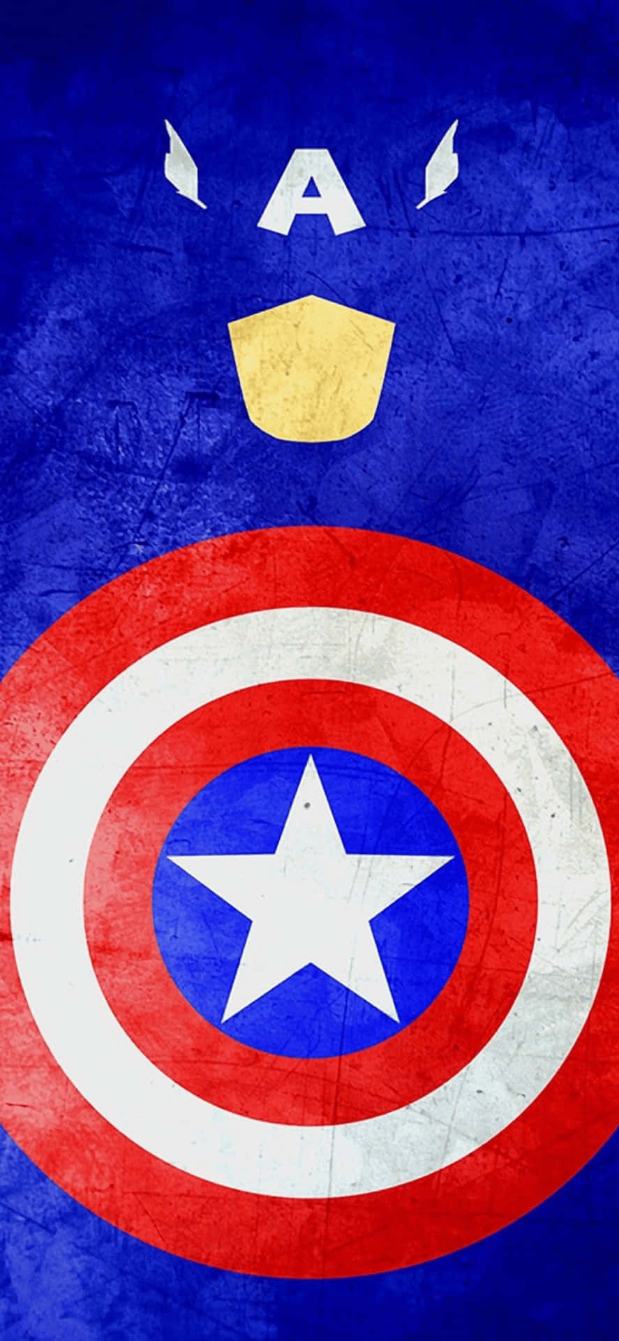 Iphonexs Max Bakgrundsbild Med Marvels Captain America