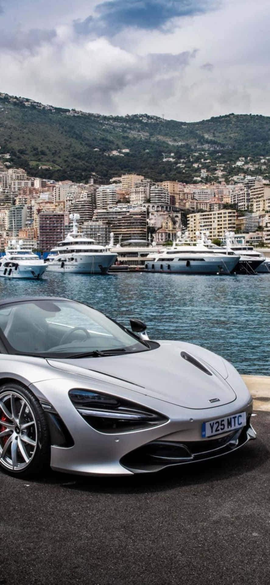 Iphone Xs Max Mclaren 720s Background Pearl White