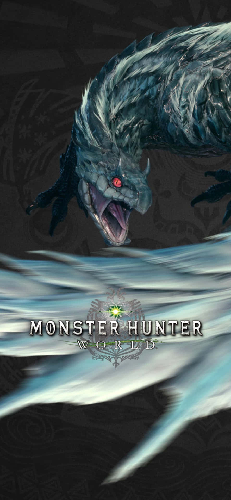 iPhone XS Max Tobi-Kadachi Monster Hunter World baggrund: