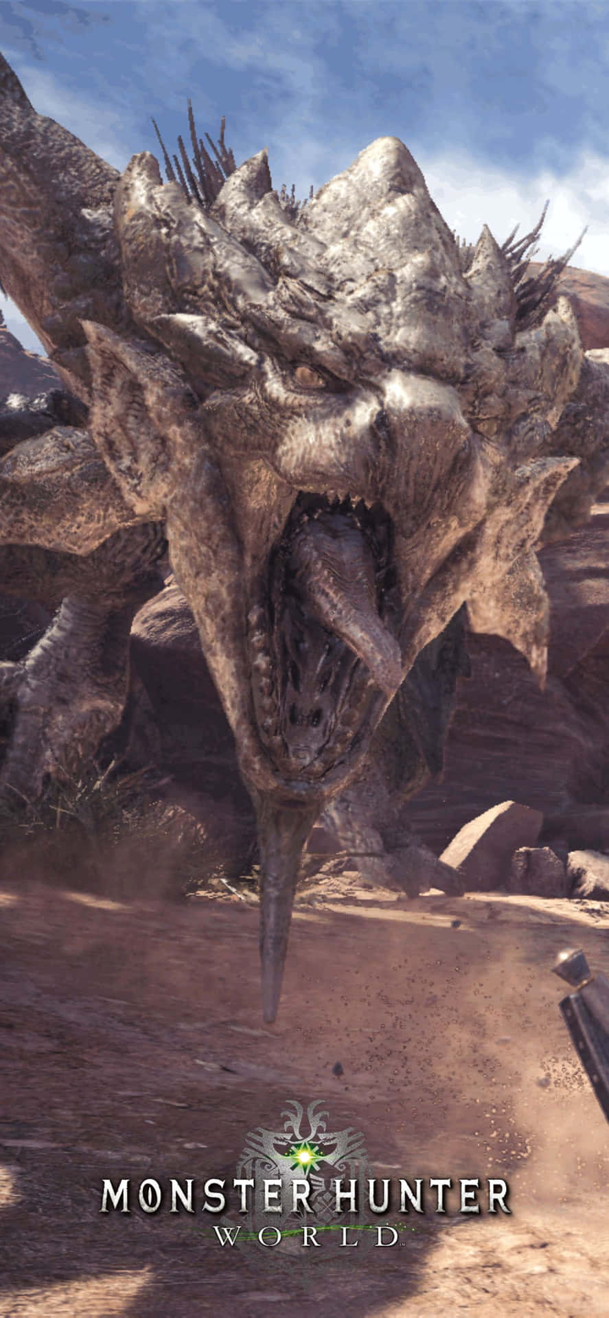 iPhone XS Max Sand Monster Hunter World Background