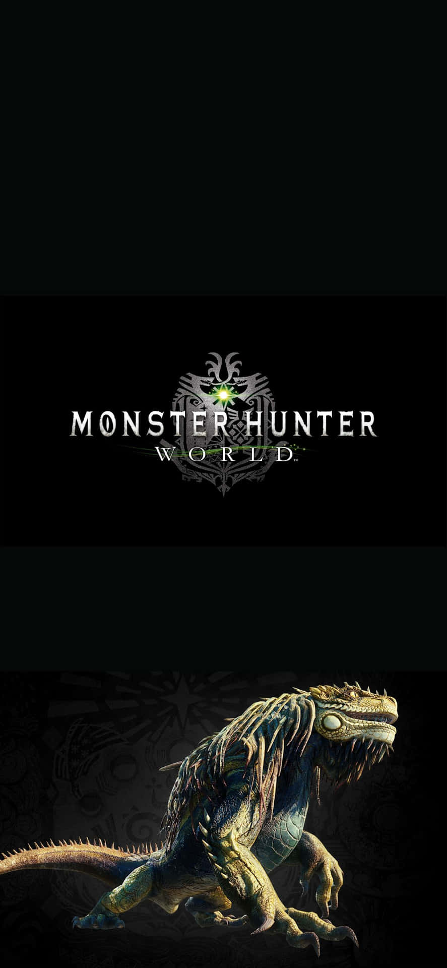 Iphonexs Max Hintergrundbild Mit Jagras Aus Monster Hunter World