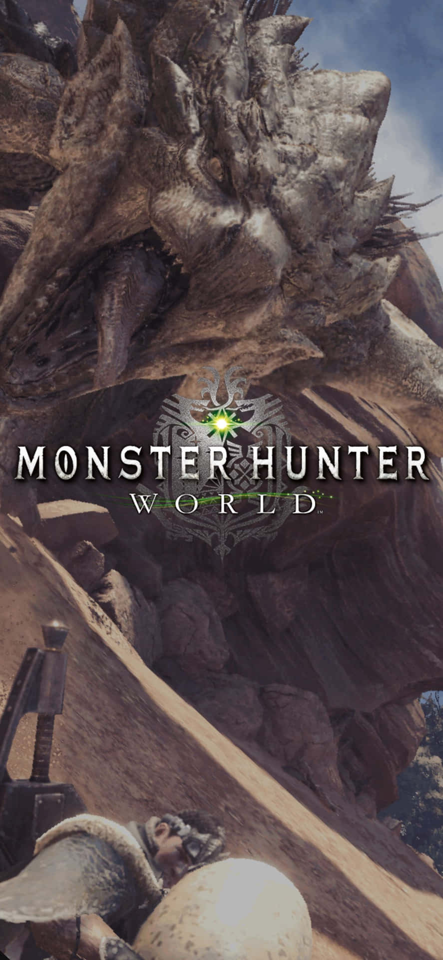 Iphone Xs Max Giant Sand Monster Hunter World Background