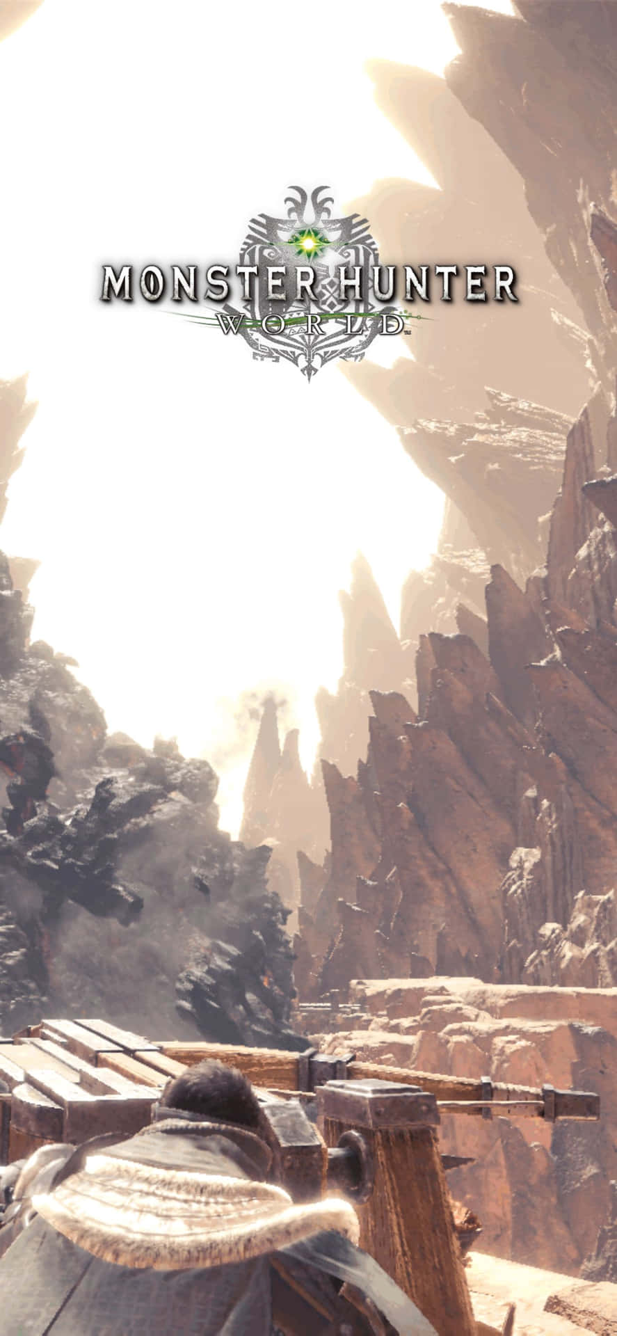 Iphonexs Max Hintergrundbild Mit Monster Hunter World Spieleinstellung