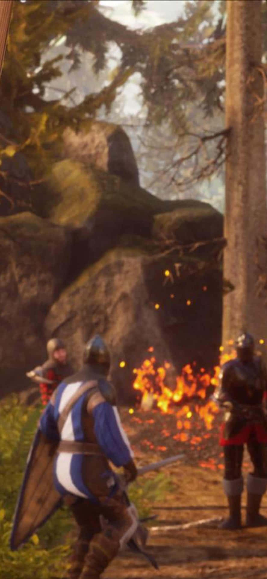 A Screenshot Of A Game With Two People In Armor