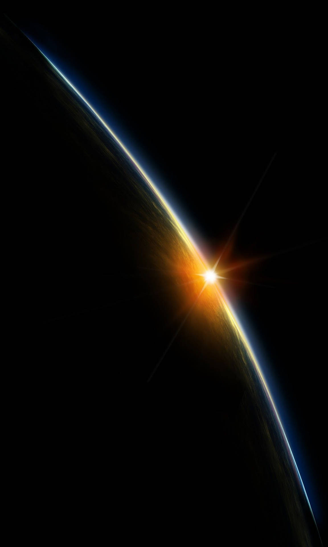 Iphone Xs Max Oled Sun And Earth Wallpaper