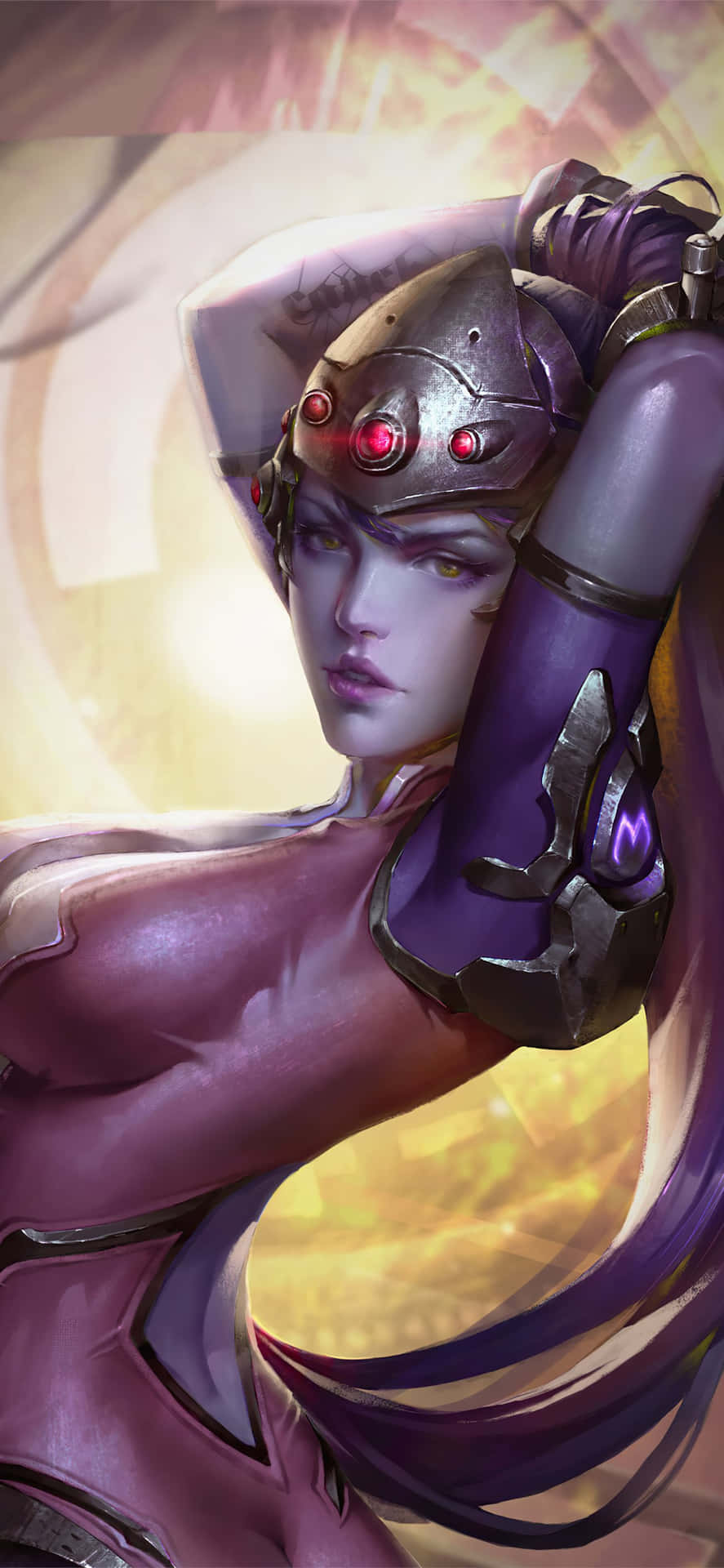 Iphone Xs Max Overwatch Background Widowmaker Hot Pose Background