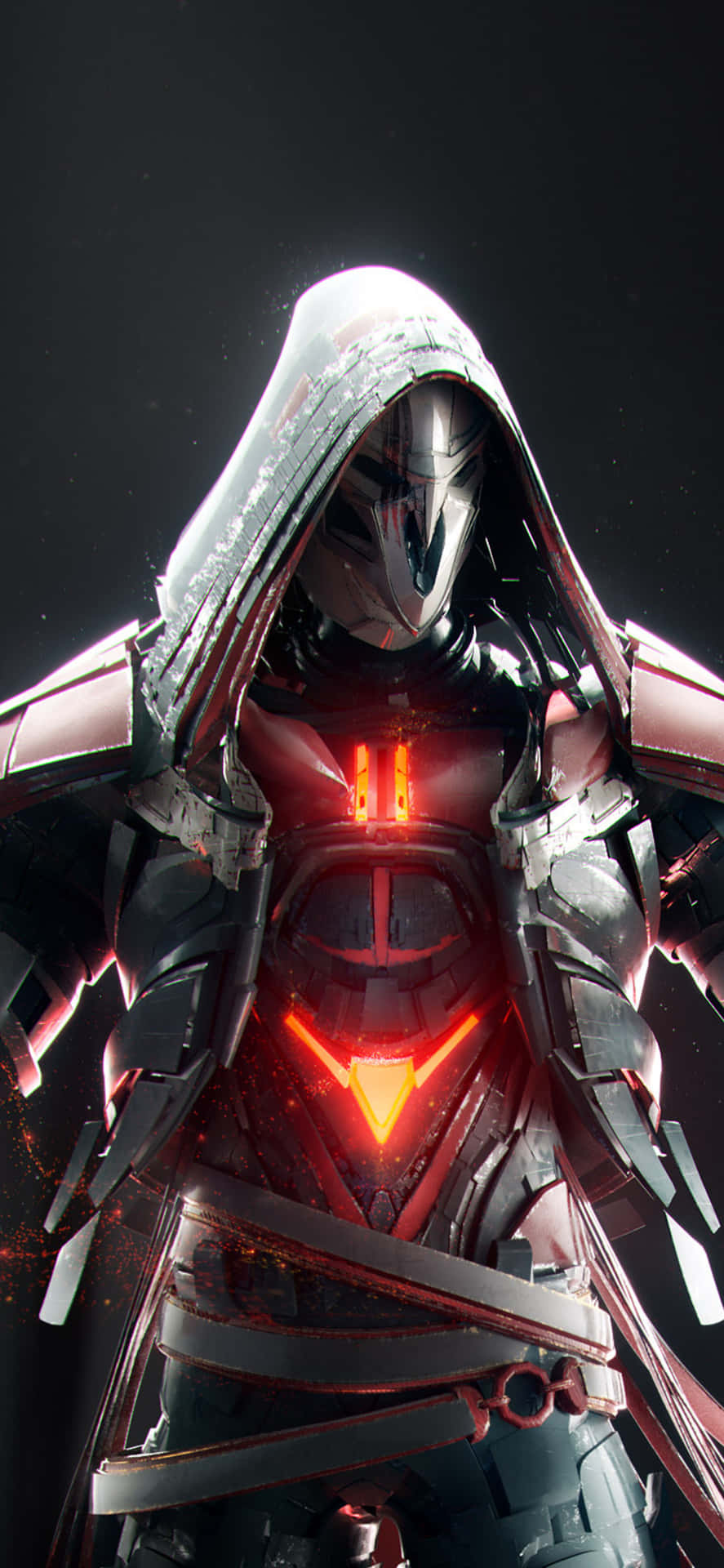 Iphone Xs Max Overwatch Background Reaper White Hoodie Background