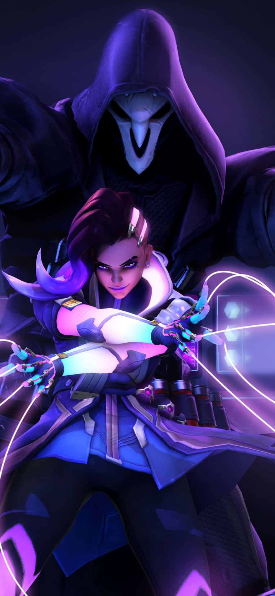 Iphone Xs Max Overwatch Background Reaper And Sombra Background