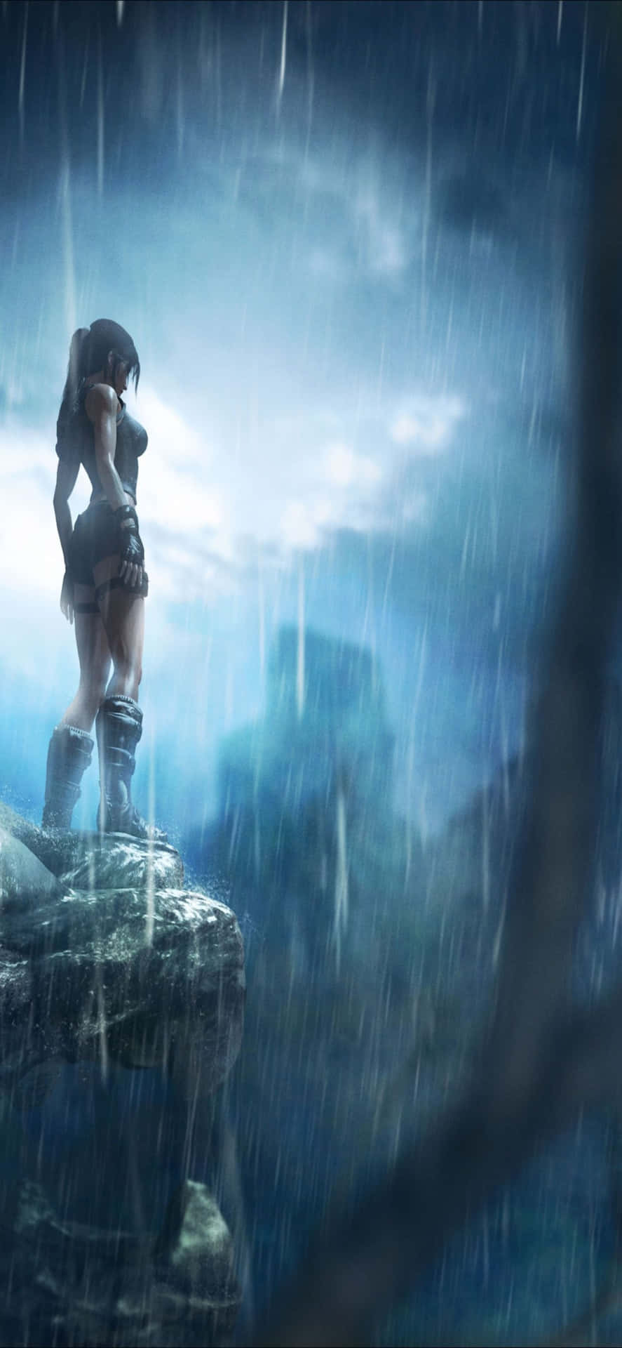 Bildrise To The Tomb Raider - Lås Upp Äventyret På Din Iphone Xs Max.