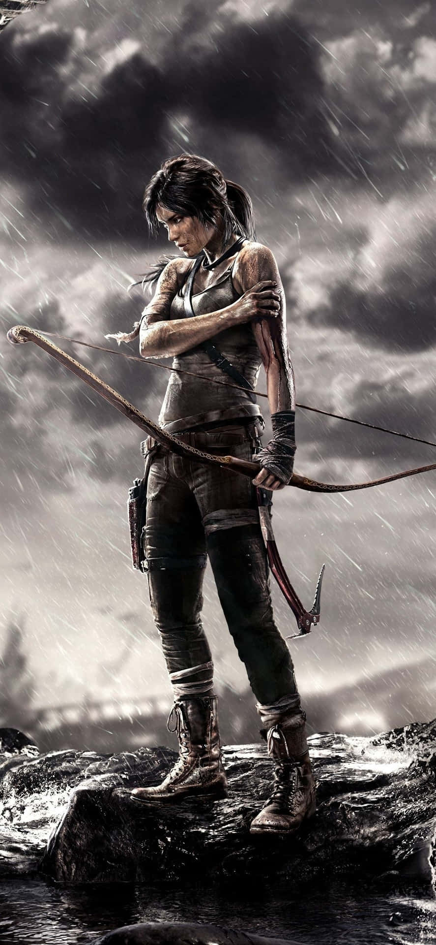 Alcanzanuevas Alturas En Rise Of The Tomb Raider Con El Iphone Xs Max.