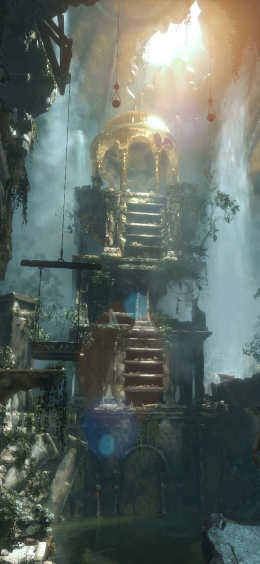 Immaginedi Rise Of The Tomb Raider Su Un Iphone Xs Max