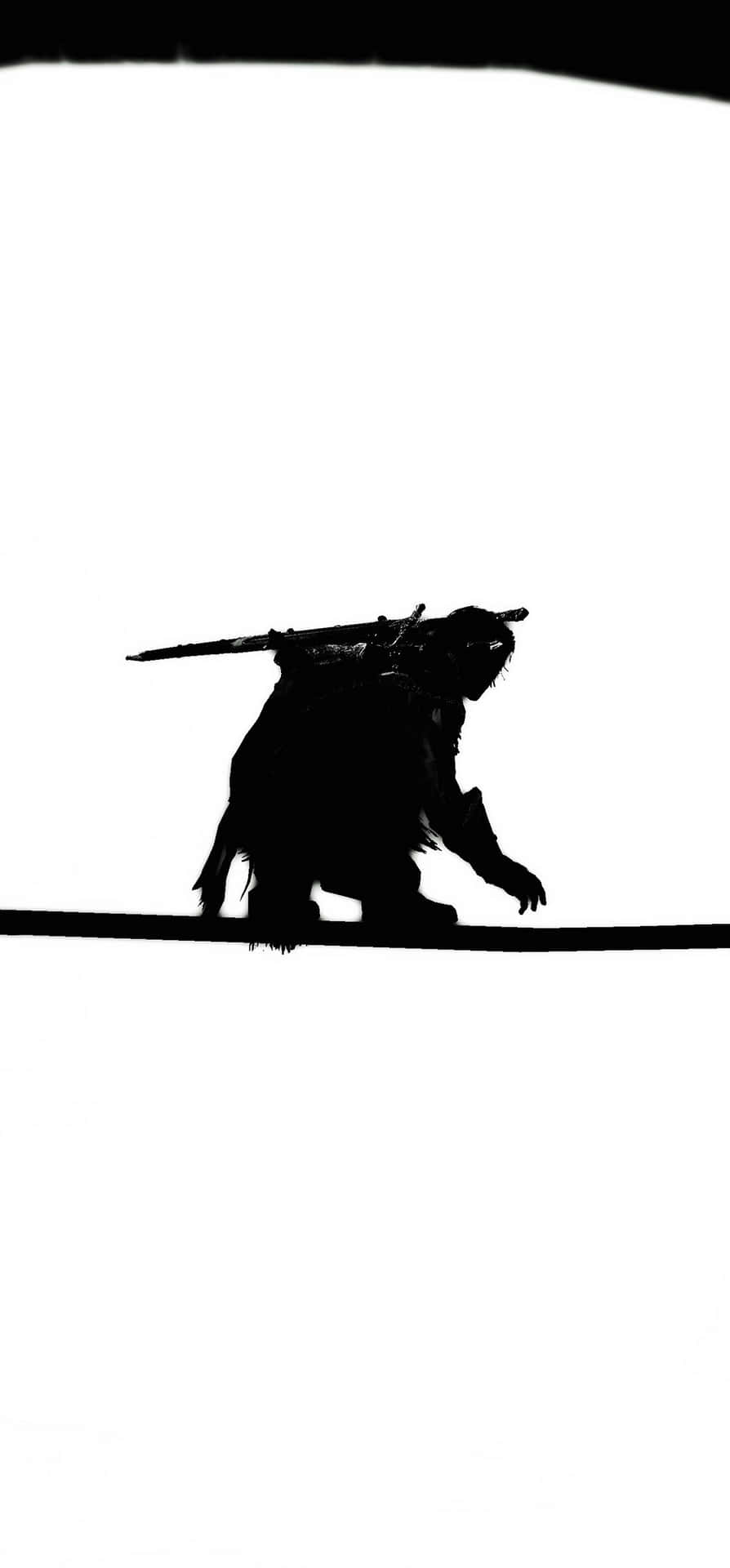 Talionsilhouette Iphone Xs Max Schatten Von Mordor Hintergrund