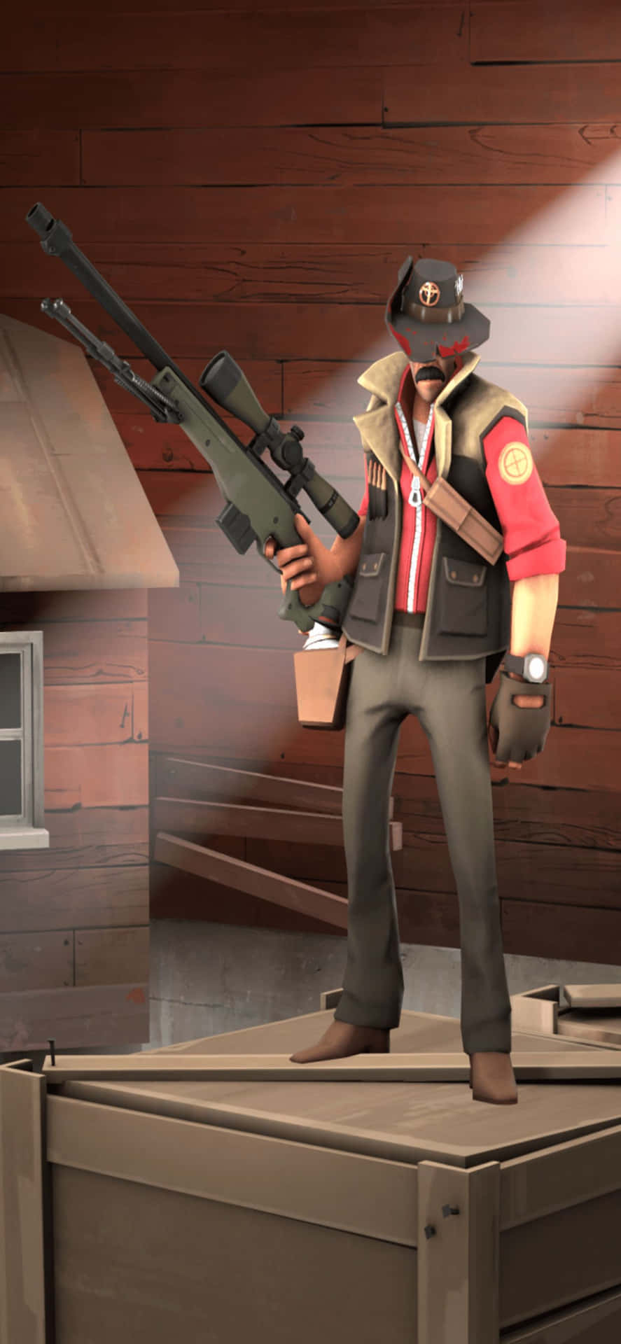 fortnite - a soldier holding a rifle