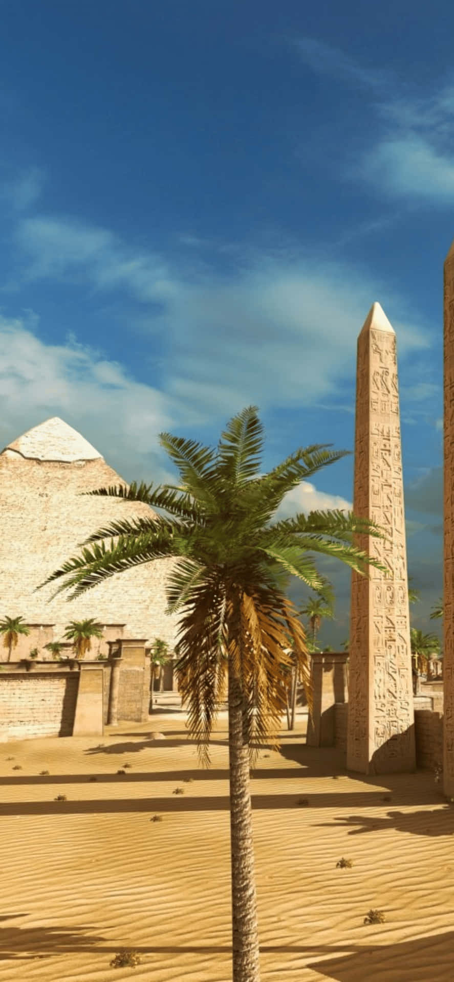 En3d-bild Av En Antik Egyptisk Pyramid.