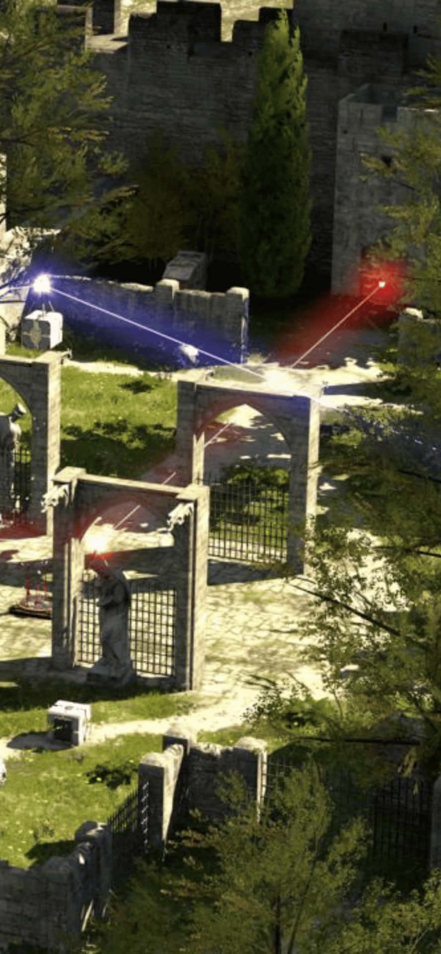 Intense Brilliance of The Talos Principle Game captured on an iPhone XS Max Screen
