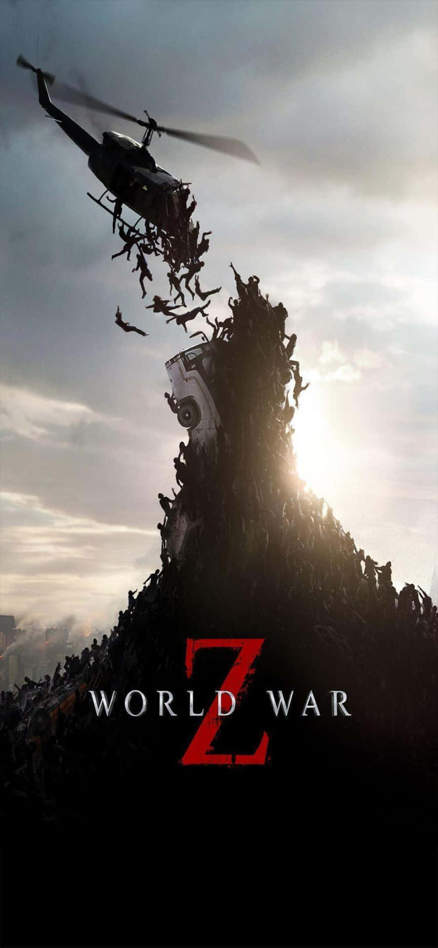 Official Movie Poster iPhone XS Max World War Z Background