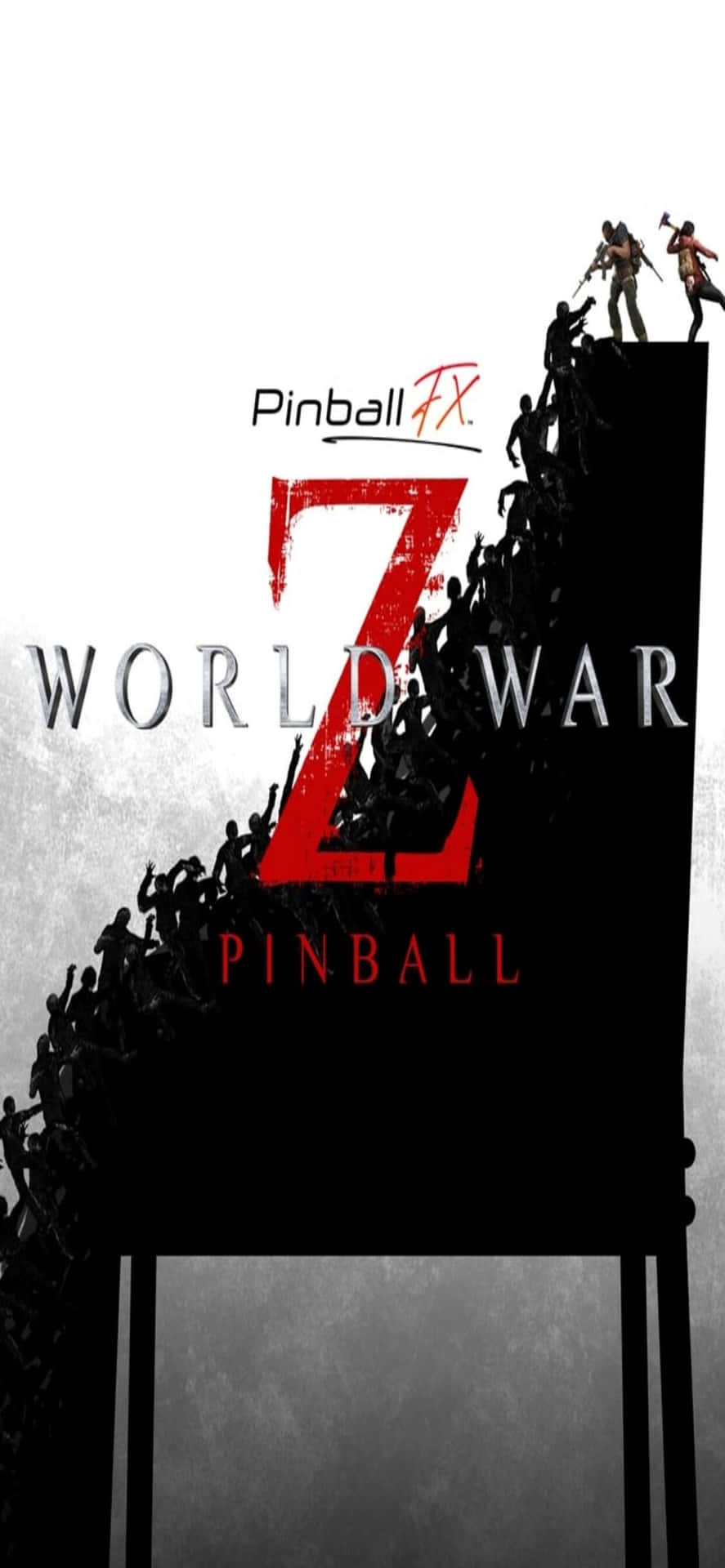 Pinballgame-affisch Iphone Xs Max World War Z-bakgrund.