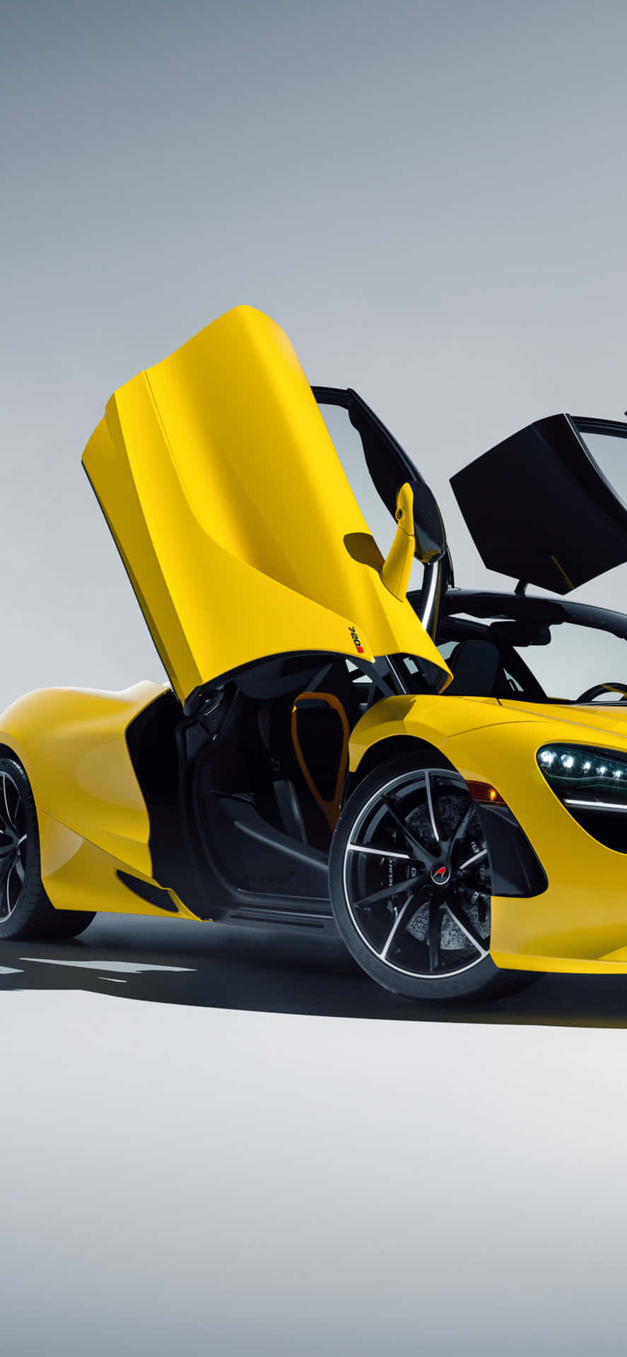 Oplev den perfekte kombination af luksus og high-end performance – iPhone XS McLaren 720S tapeter.