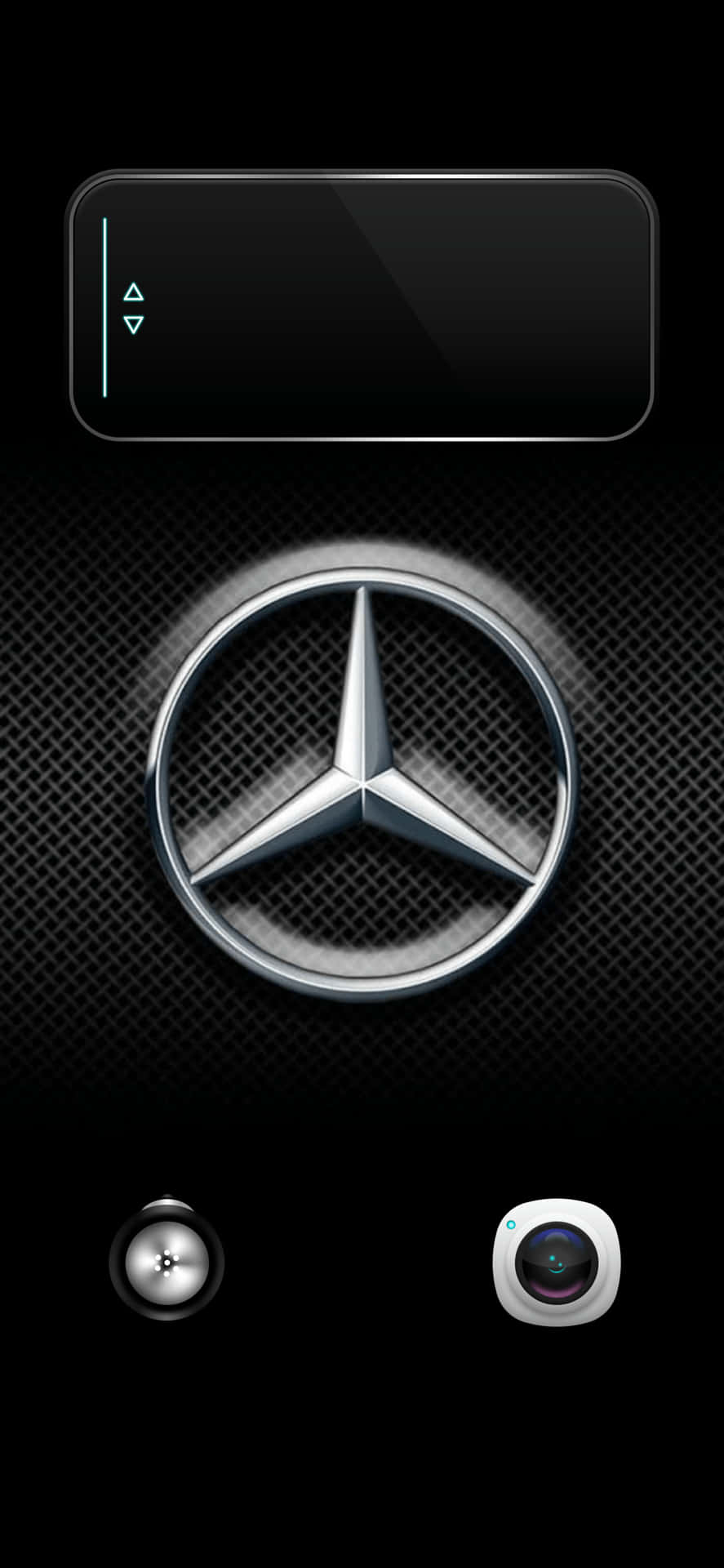 Iphone Xs Mercedes Background Logo On The Dashboard Background