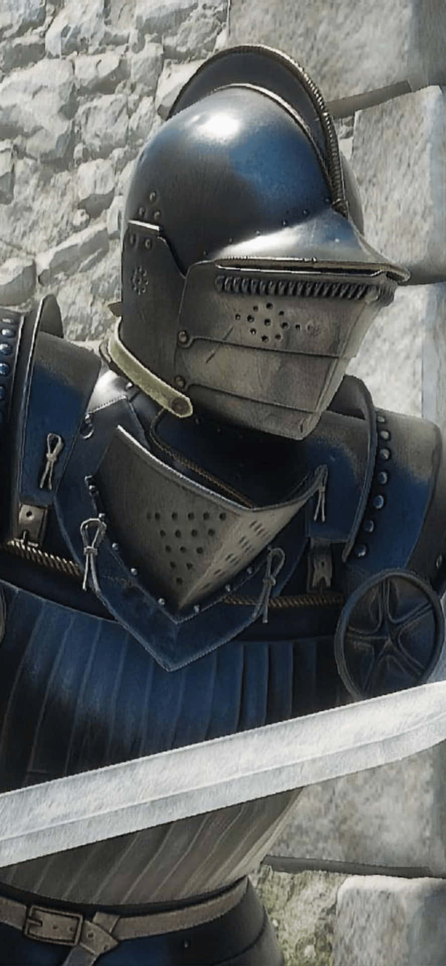 Metal Armor Warrior Iphone Xs Mordhau Background