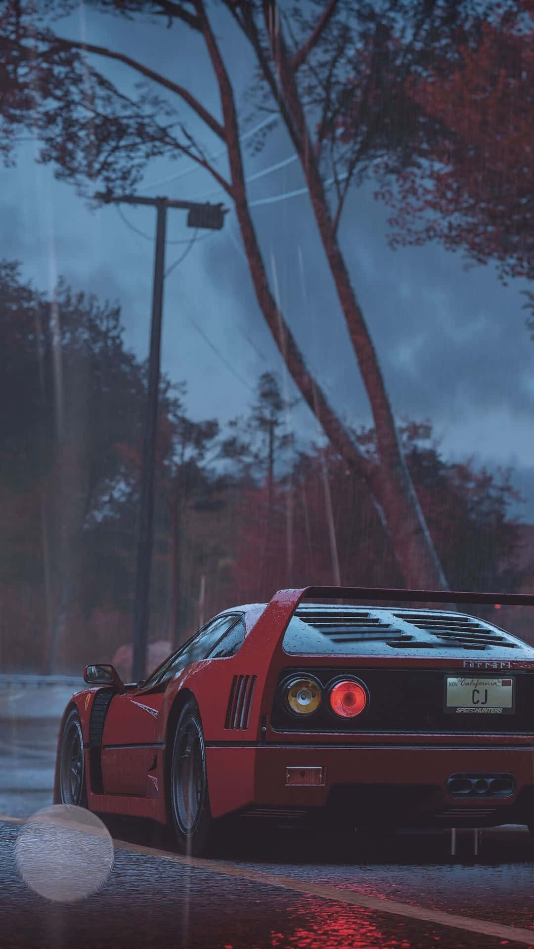 Iphone Xs Need For Speed Payback Background Red Ferrari F40