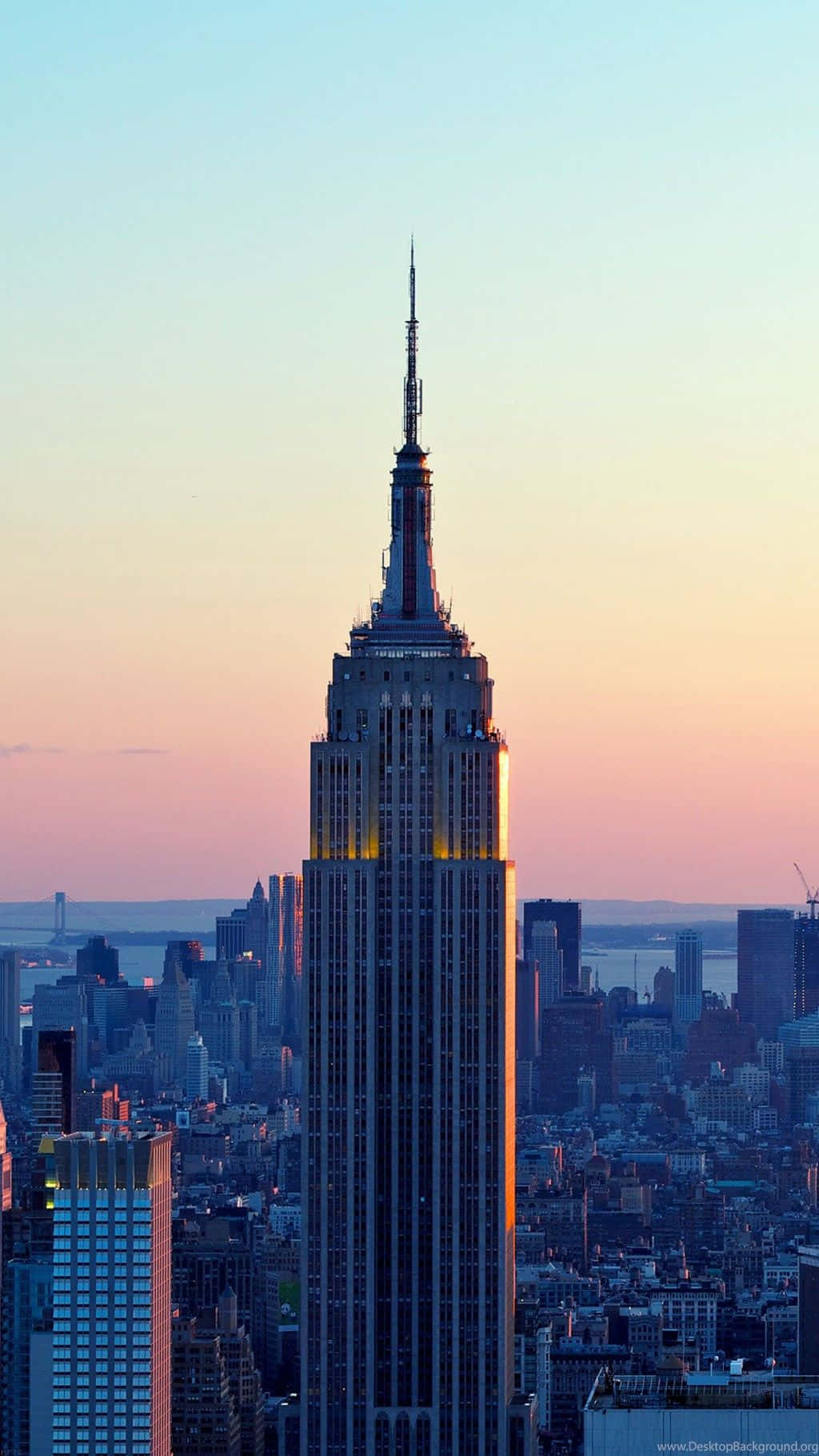 Iphonexs Fångar Skönheten Av New York Som Bakgrundsbild.