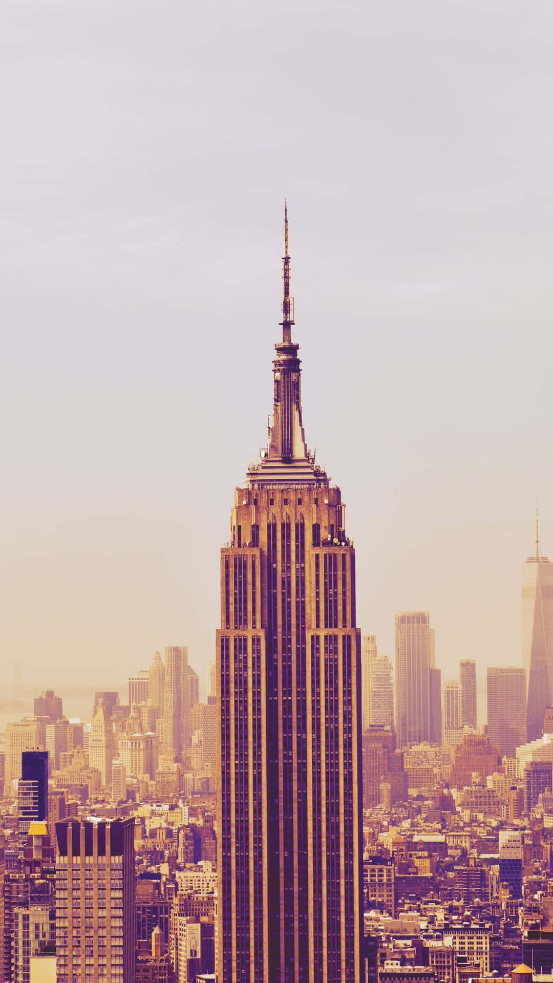 Genießensie Den Blick Auf Das Ikonische New York City Von Ihrem Iphone X.