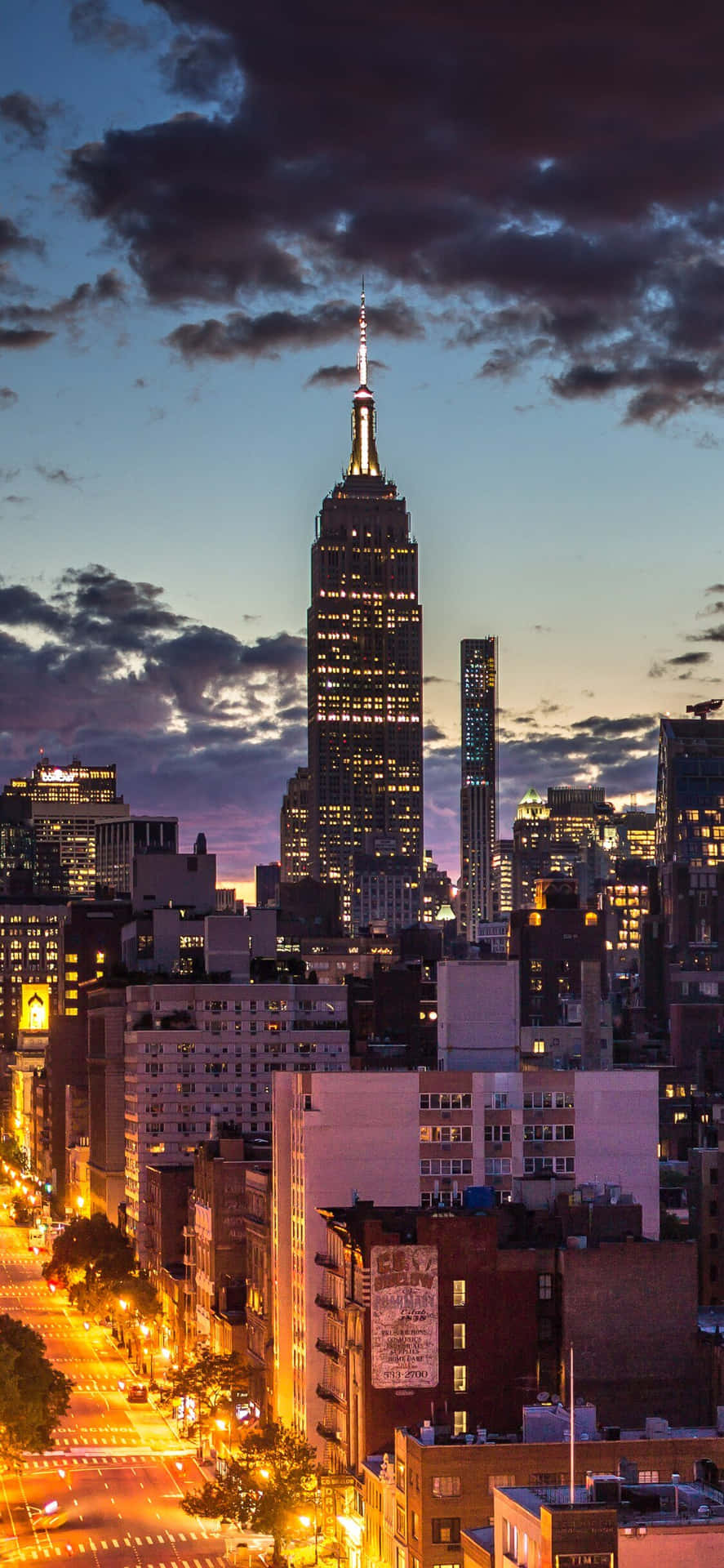 Den levende højhus-landskab af New York City