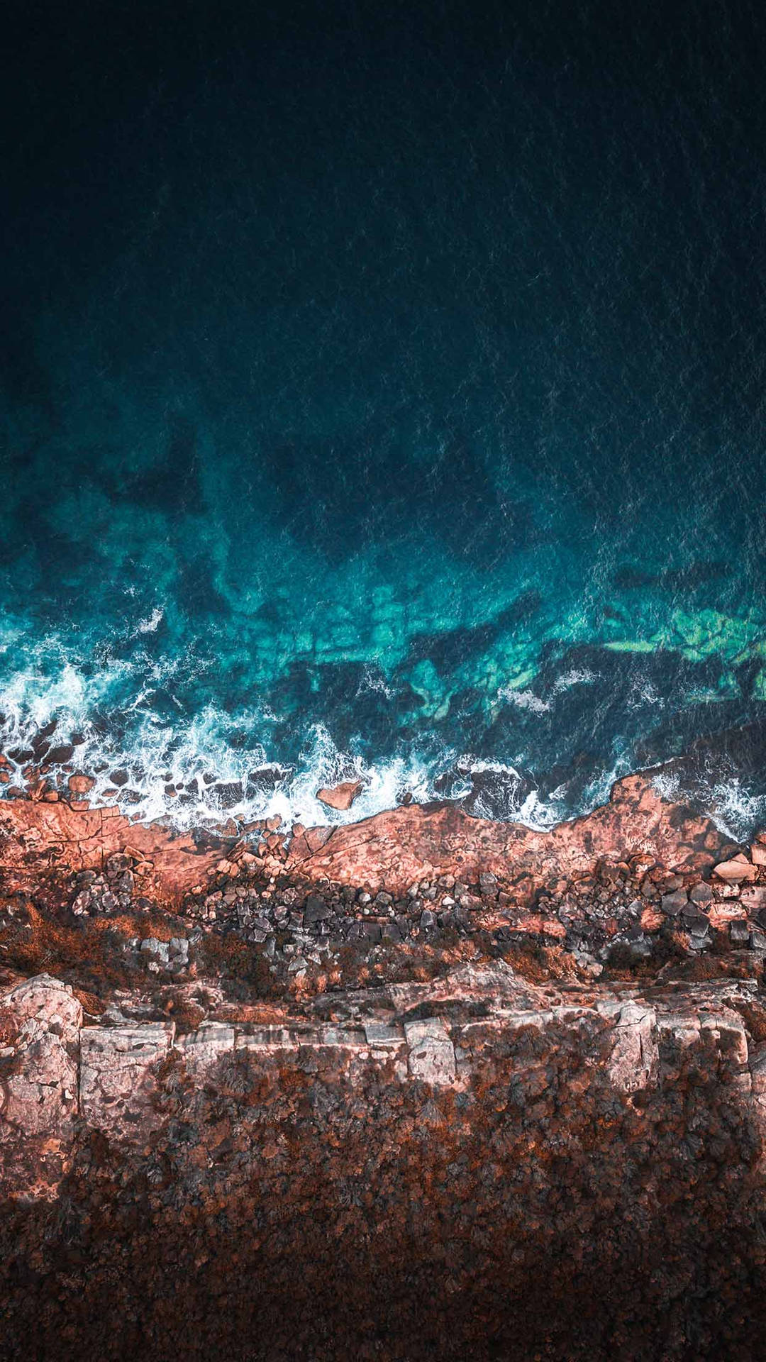Iphone Xs Ocean Dark Blue Water Picture