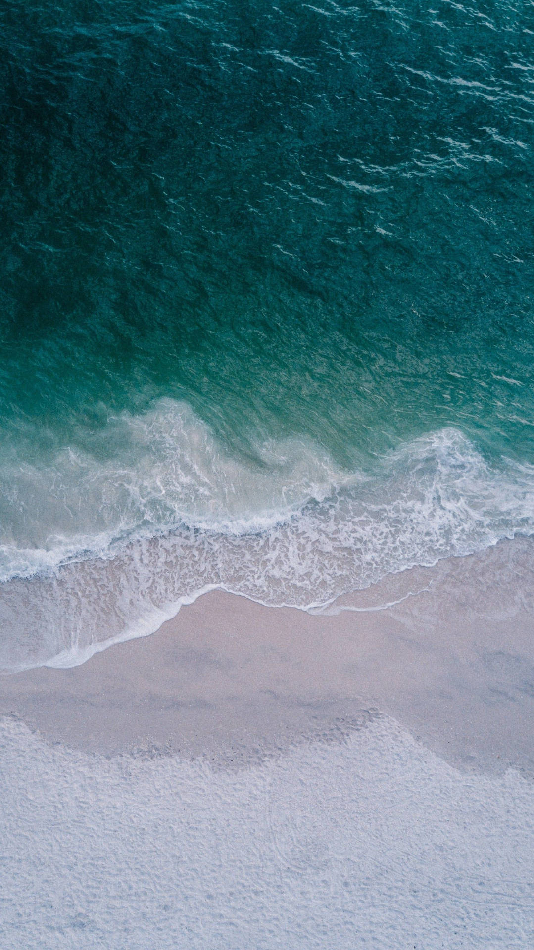 Iphone Xs Ocean High Angle Shot