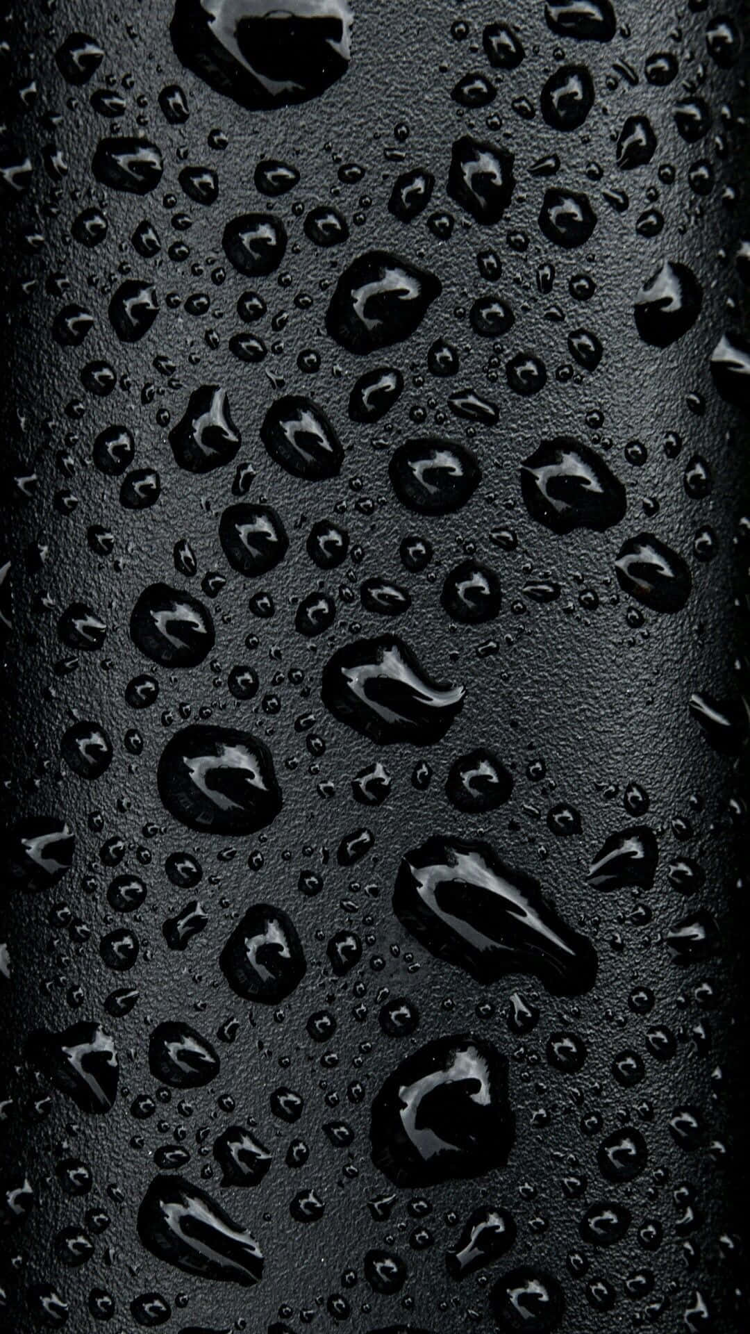 Water Droplets iPhone XS OLED Background