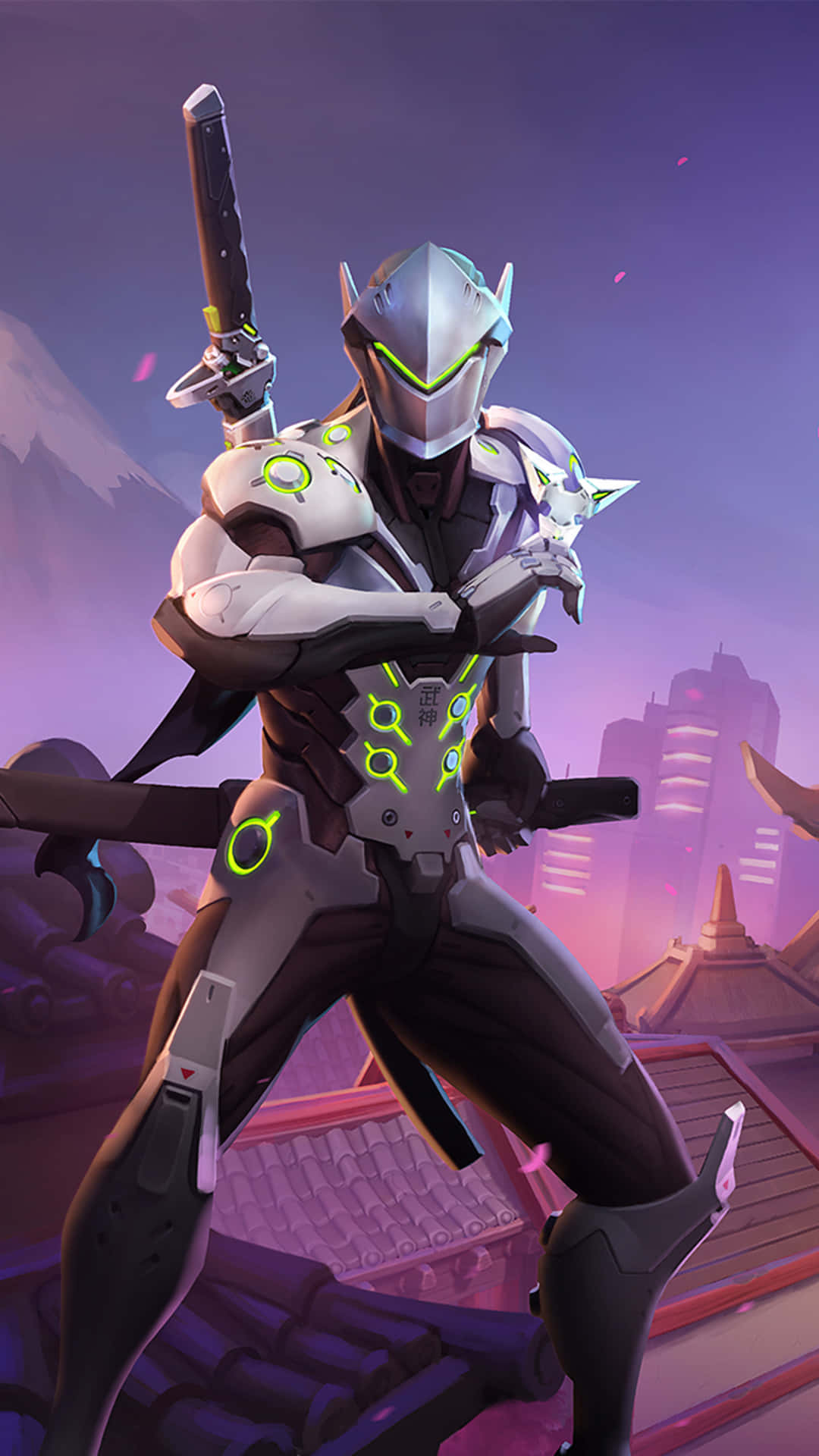 Heroes Of The Storm Genji Iphone Xs Overwatch Background