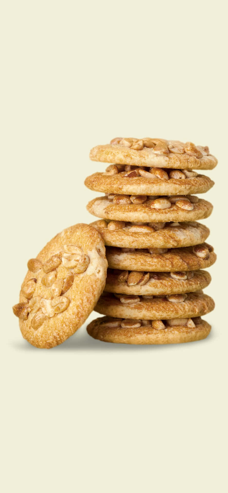 Nutty Cookies iPhone XS Pastries Background
