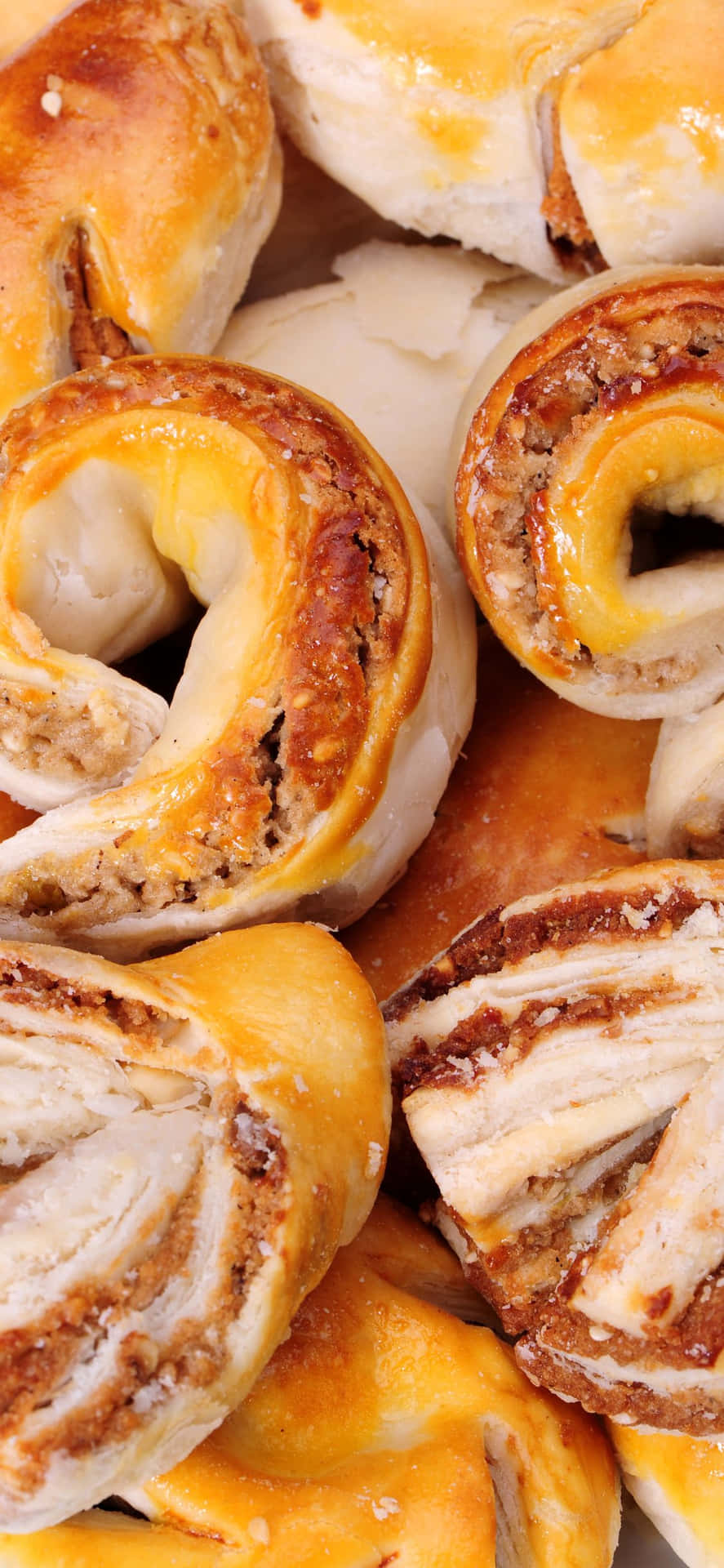 iPhone XS Pastries Background Danish Cinnamon Rolls