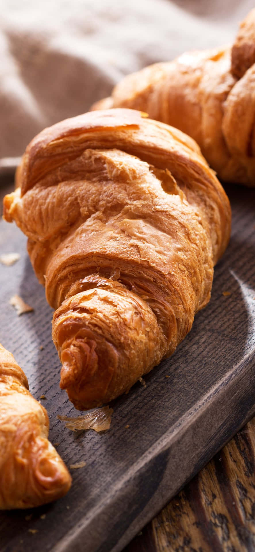 Yummy Croissant iPhone XS Pastries Background
