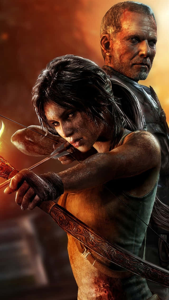 Erövraantika Ruiner Med Lara Croft I Rise Of The Tomb Raider.