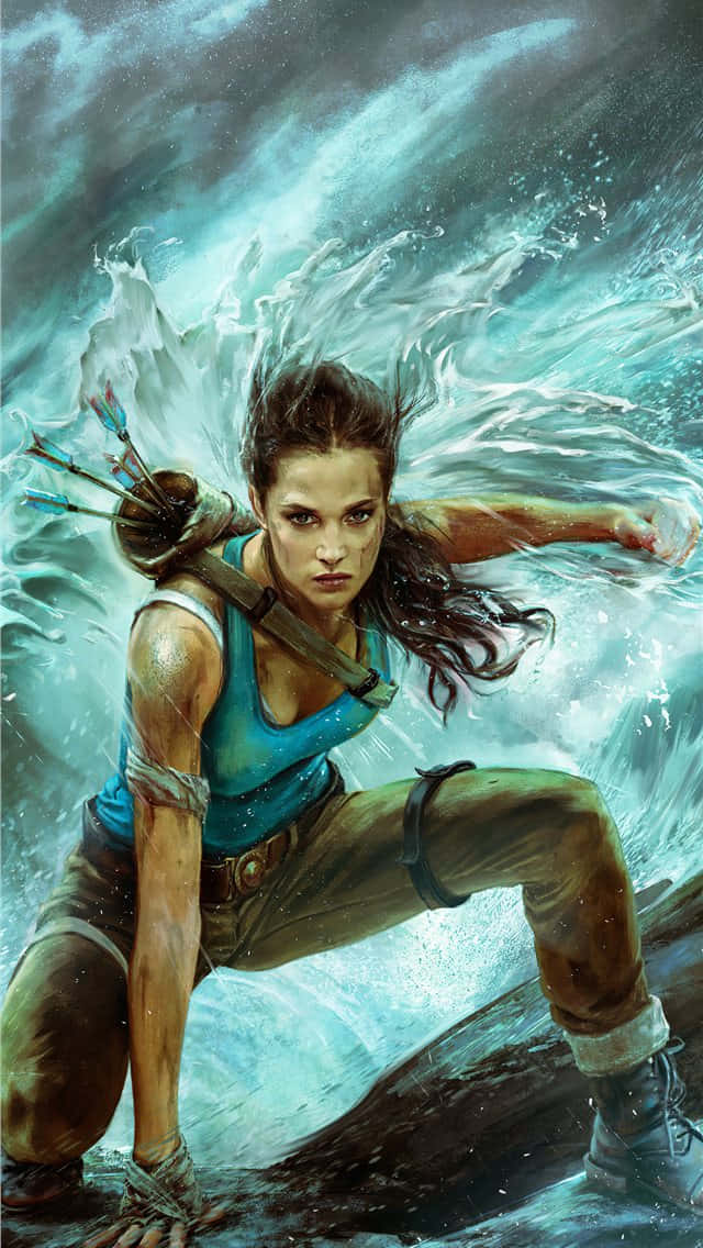 Erobernsie Den Tomb Raider Auf Ihrem Iphone X
