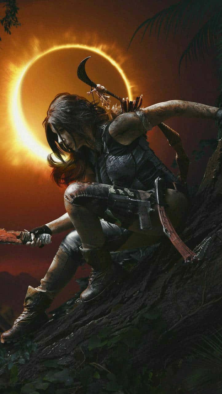 Erövradet Oupptäckta I Rise Of The Tomb Raider Med Iphone Xs.