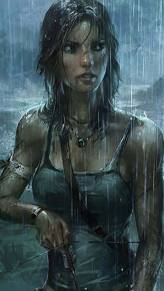 Erklimmemit Lara Croft Eine Reise, Um Die Uralten Geheimnisse Von Rise Of The Tomb Raider Zu Enthüllen.